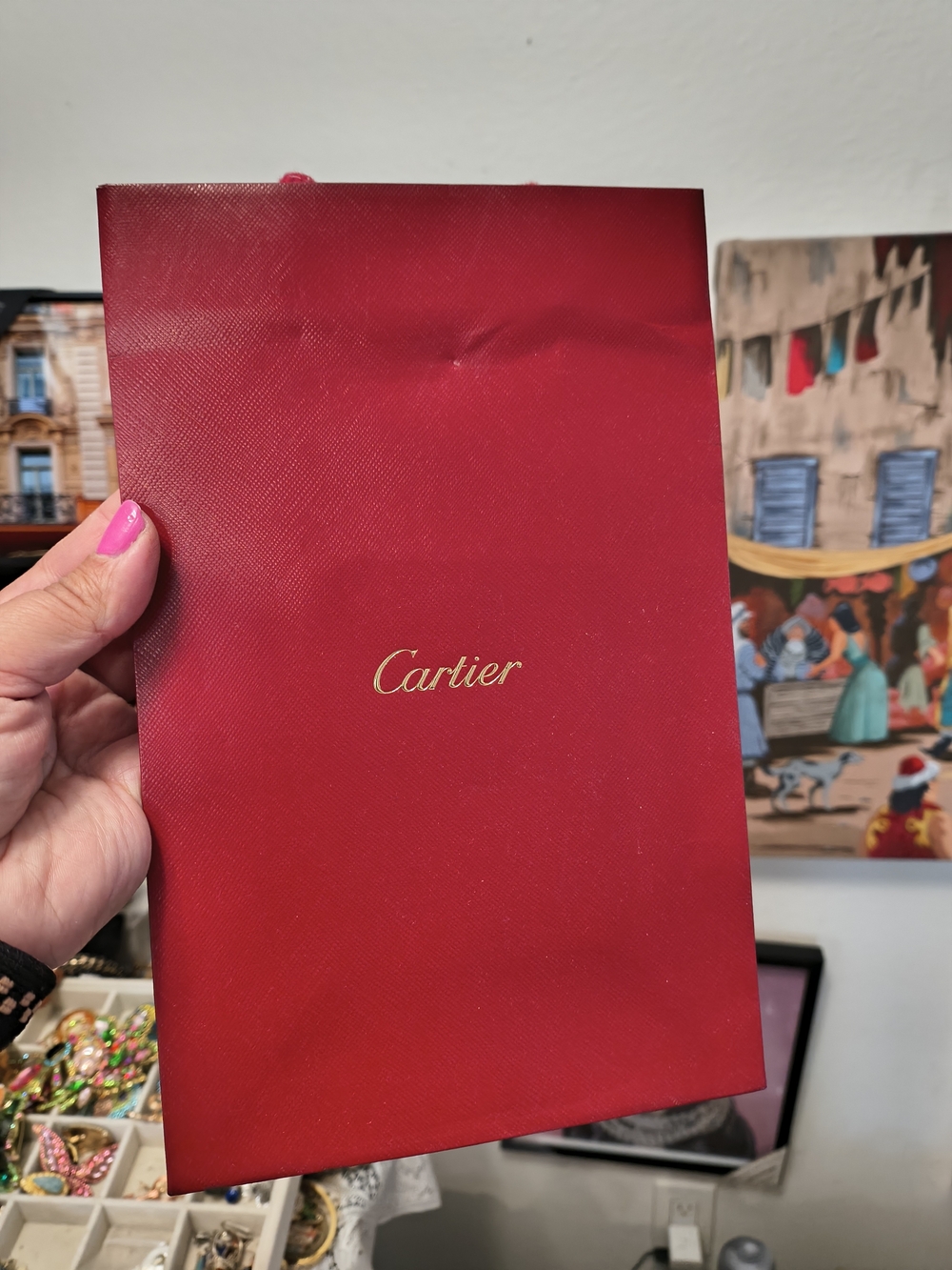 Cartier Red Bag